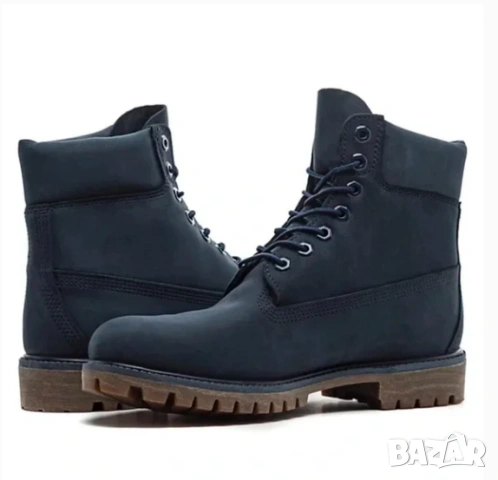 боти / обувки Timberland 6 Inch Navy 6718B номер 9 = 43,5 водоустойчиви 