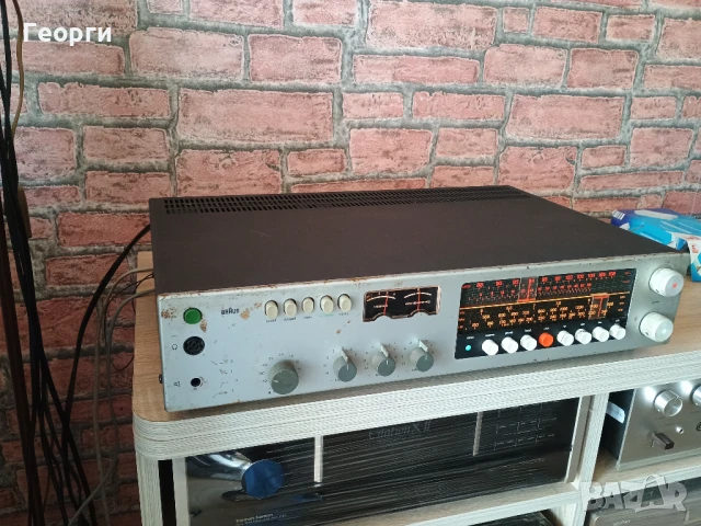 Braun CEV-510 монстър ресийвър 17кг за реставрация, снимка 2 - Ресийвъри, усилватели, смесителни пултове - 50624024