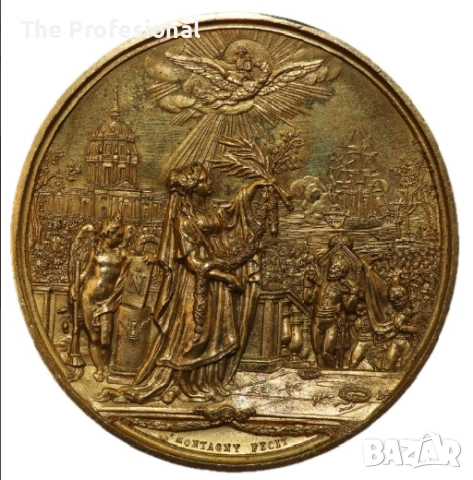 Медал Наполеон Бонапарт 1840г, снимка 3 - Антикварни и старинни предмети - 52171707