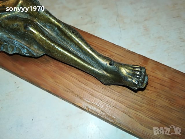 КРЪСТ ГОЛЯМ С ХРИСТОС 50Х30СМ ВНОС ГЕРМАНИЯ L2603230905, снимка 16 - Антикварни и старинни предмети - 40137164