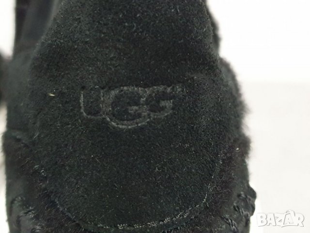 UGG Ashby Spill Seam Platform Black Suede 38 номер,обувани 1 път, снимка 4 - Маратонки - 39189195