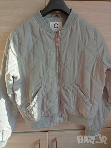 Бомбър млечно зелен М, снимка 13 - Якета - 35681478
