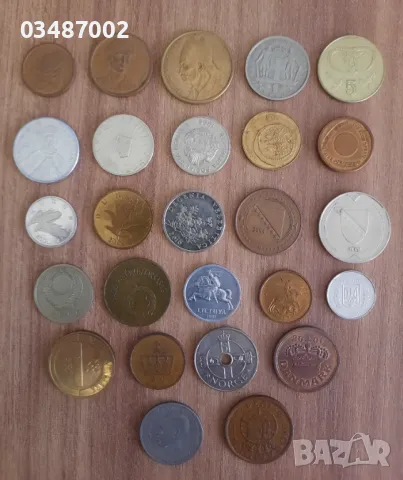 Колекция от 26 монети/Европа и Африка, снимка 2 - Нумизматика и бонистика - 47760016