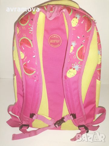 Ученическа чанта, раница Goomby с 4 отделения Pineapple, снимка 2 - Раници - 33933094