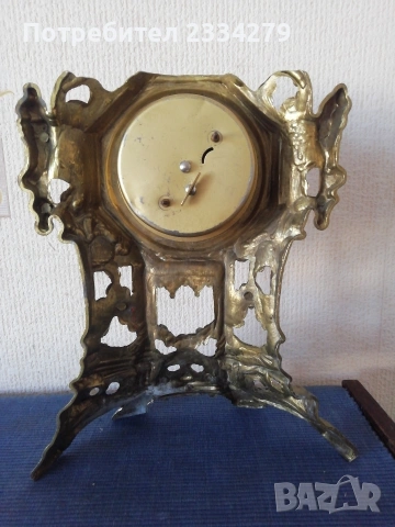 Стари каминни часовници, настолни флоренциански, бароков стил, работещио , снимка 3 - Антикварни и старинни предмети - 53066527
