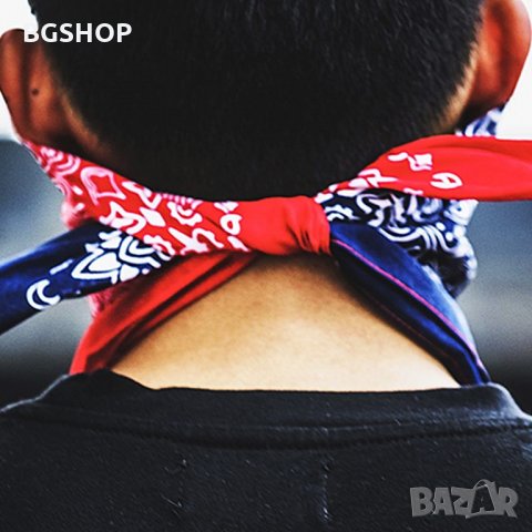 Бандана 2 в 1 - Червено / Синьо