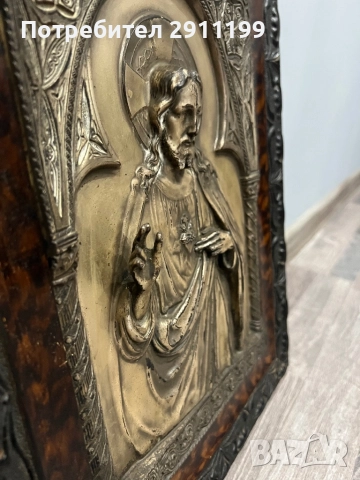 Метална икона на Исус, снимка 6 - Икони - 52108147