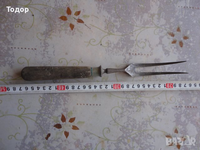 Страхотна вилица двузъбец за скара  барбекю 1