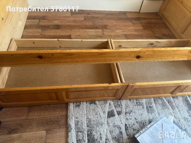 ДЪРВЕНА ПРИСТА от Чам, снимка 4 - Спални и легла - 50995627