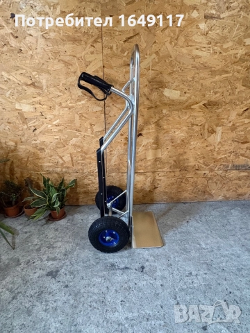 Алуминиева ръчна транспортна/товарна/багажна количка с товароносимост до 200кг[чисто нова], снимка 5 - Друго търговско оборудване - 51891835