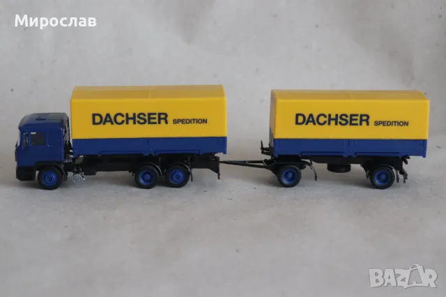 HERPA H0 1/87 MAN DACHSER КАМИОН ИГРАЧКА МОДЕЛ TIR