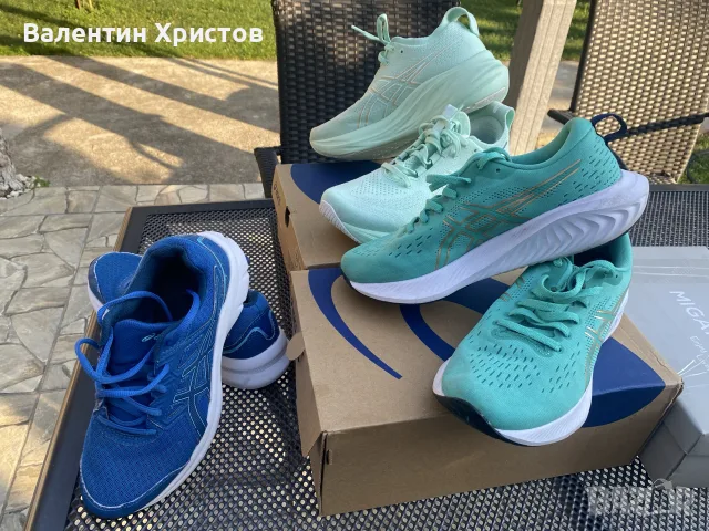 маратонки Asics номера 37,5 и 38см ,стелки 23,5см и 24см,като нови, снимка 2 - Спортна екипировка - 55786239
