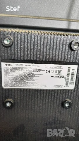 телевизор TCL 40", снимка 5 - Телевизори - 56045642