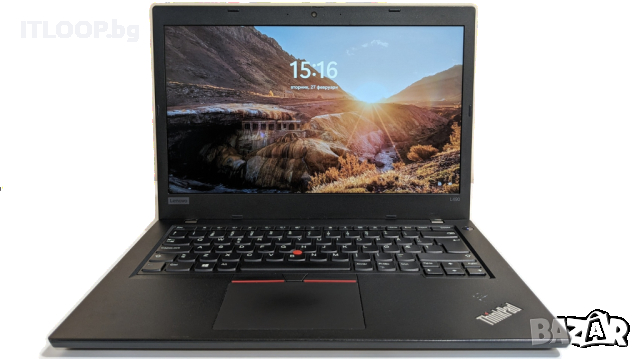 Lenovo ThinkPad L490 14" 1920x1080 i3-8145U 8GB 256GB батерия 3+ часа, снимка 2 - Лаптопи за дома - 44699905