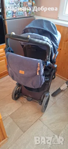 Комбинирана количка Per Perego Futura 3 in 1 + Бебешки шезлонг Cangaroo, снимка 7 - Детски колички - 48036792