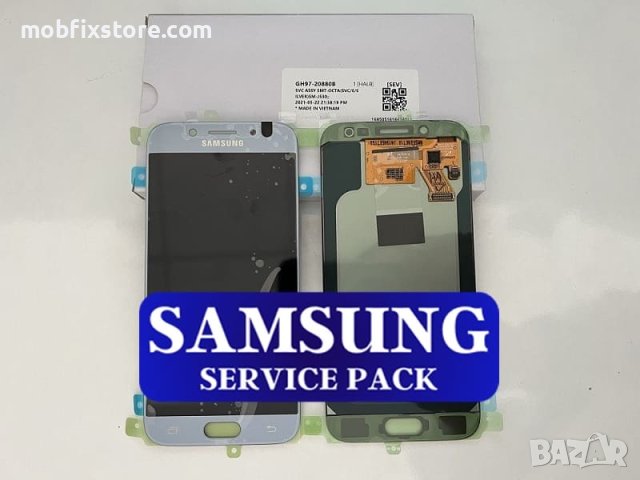 Оригинален дисплей с тъч скрийн за Samsung J5 2017, J530 / Service Pack, снимка 3 - Резервни части за телефони - 40494583