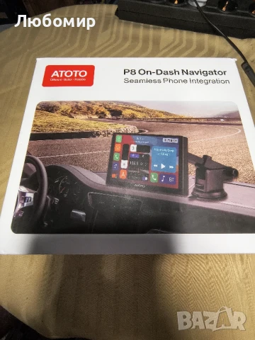 ATOTO P8 Преносима автомобилна GPS стерео система с 7 QLED дисплея P807SD 2бр, снимка 11 - Навигация за кола - 50671367