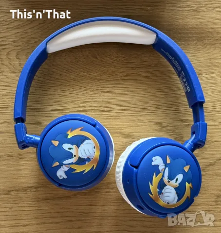Слушалки OTL Sonic the Hedgehog, безжични, Bluetooth, микрофон, честотен диапазон от 20Hz до 30KHz, , снимка 9 - Bluetooth слушалки - 55921832