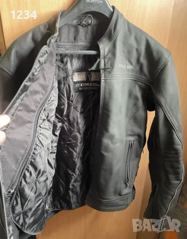 Mото яке RICHA размер M естествена кожа мъжко като ново, снимка 5 - Якета - 49767774