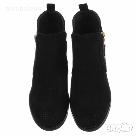 Дамски преходни класически велурени боти до глезена, 5цвята , снимка 11 - Дамски боти - 53539801