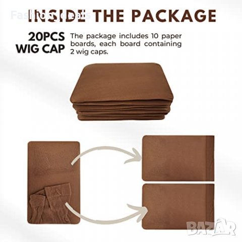 Нови 20 броя найлонова удобна шапка за перука жени един размер , снимка 5 - Други - 40179110