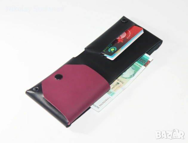 Хоризонтален оригами портфейл, снимка 5 - Портфейли, портмонета - 53045608