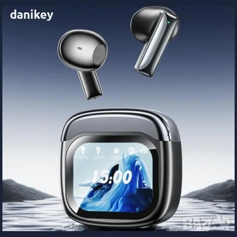 Нови блутут слушалки с активна смарт кутия тъчскрийн