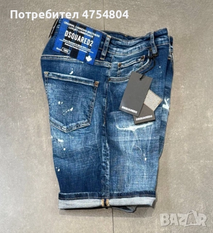Най-високо качество мъжки къси дънки Dsquared, снимка 14 - Къси панталони - 53709209