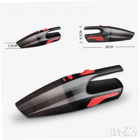 120W Прахосмукачка за Автомобил 12V с миещ се филтър., снимка 4 - Аксесоари и консумативи - 49874513