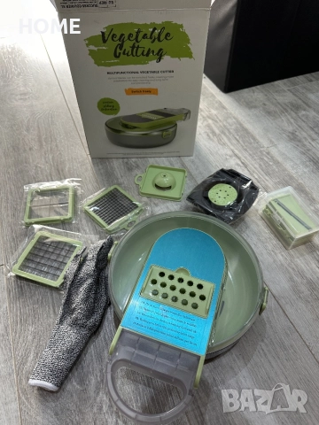 🥗 Универсален уред за рязане и настъргване на зеленчуци