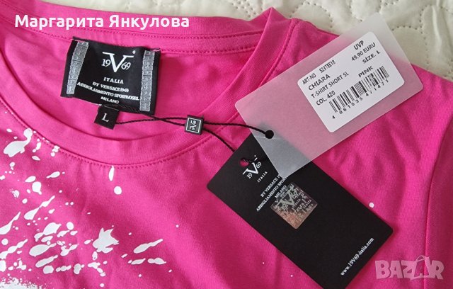 ОРИГИНАЛНА Дамска тениска Версаче Versace, снимка 3 - Тениски - 42102178