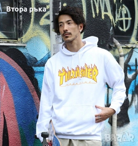 Thrasher горнище мъжка оригинален, снимка 2 - Спортни дрехи, екипи - 52541486
