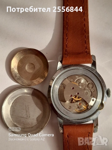 Механичен часовник ZARIA, снимка 4 - Мъжки - 53860232