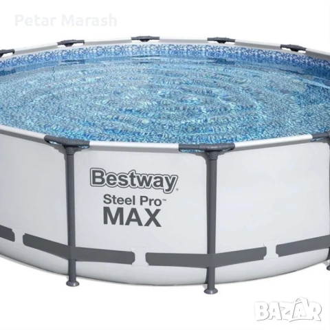 Сглобяем Басейн Bestway 56950 Steel Pro Max с филтърна помпа 427×107см, снимка 2 - Басейни и аксесоари - 50723333