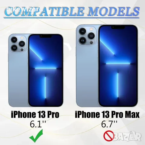 Смяна на задно стъкло за iPhone 13 Pro 6.1 инча с комплект за ремонт – Sierra Blue НОВО, снимка 2 - Резервни части за телефони - 55824804