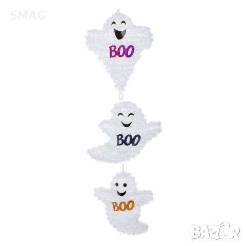 Halloween / Хелоуин декоративни висящи духчета Tinsel – Glow in the Dark, 25x70см_1255049, снимка 2 - Декорация за дома - 52028348