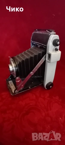 Стар английски мехов фотоапарат "Кодак", снимка 4 - Антикварни и старинни предмети - 53713151