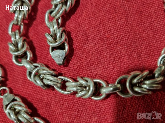 Сребърен синджир 925 , снимка 4 - Колиета, медальони, синджири - 42145989