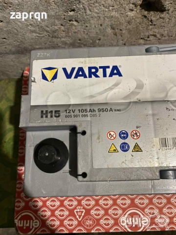 Нов акумулатор Варта/Varta Silver AGM/АГМ 105 амп/ч 950 А с гаранция, снимка 5 - Части - 51727248