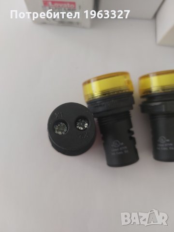 Lovato LED сигнална бутон лампа, снимка 5 - Друга електроника - 35835282