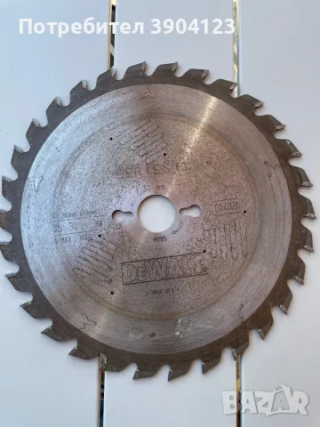 Видиран диск на DeWALT 