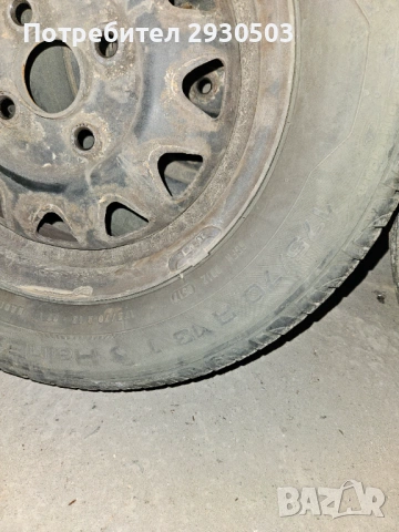 Джанти 13 4×100 с гуми UNIROYAL RainExper 175 70 13, снимка 5 - Гуми и джанти - 53752765