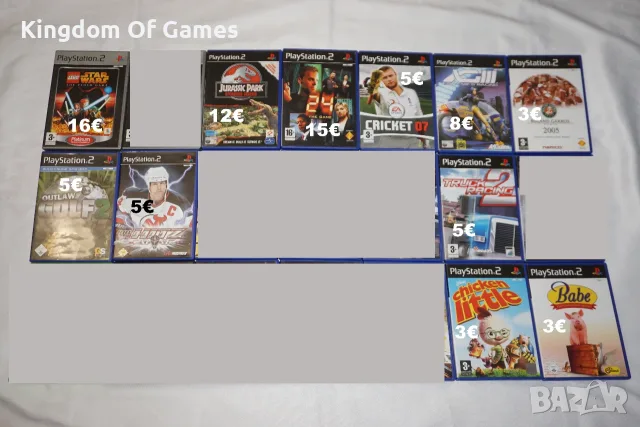 Игри за PS2 Lego Star Wars The Video Game/Jurassic Park/24 The Game/Truck Racing 2/NHL Hitz/Babe
