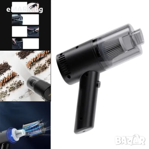 Безжична акумулаторна прахосмукачка с мощен мотор и високо вакуумно налягане, снимка 1