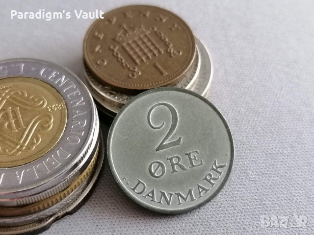 Монета - Дания - 2 оре | 1971г., снимка 1 - Нумизматика и бонистика - 41248659