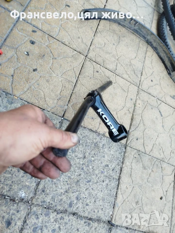 Кормило с лапа стержен 28.6 за велосипед колело , снимка 1