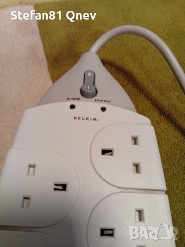 Американски разклонител Belkin, снимка 3 - Друга електроника - 53170947