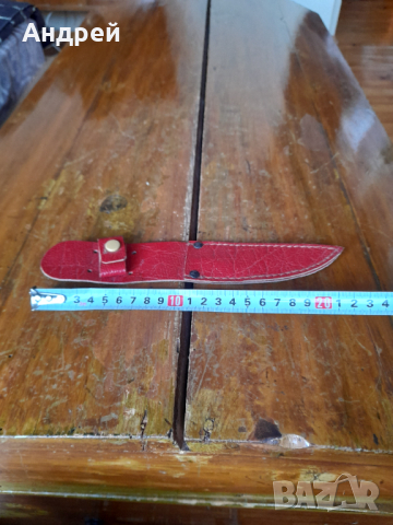 Стара кожена кания за нож #14, снимка 2 - Други ценни предмети - 44744574