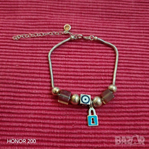 Дамска сребърна гривна. , снимка 5 - Гривни - 53667852