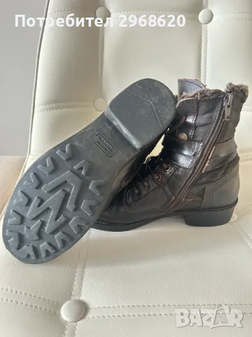 Дамски боти естествена кожа Camel Active 37 номер 23,5 см, снимка 5 - Дамски боти - 49665955